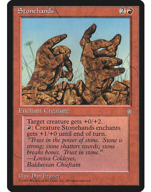 Magic: The Gathering Stonehands (219) Lightly Played