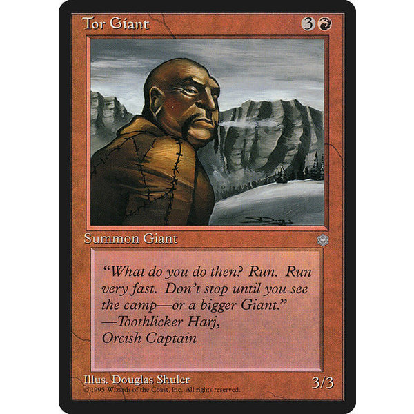 Magic: The Gathering Tor Giant (220) Heavily Played