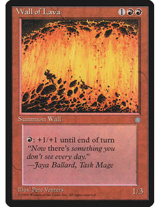 Magic: The Gathering Wall of Lava (223) Lightly Played