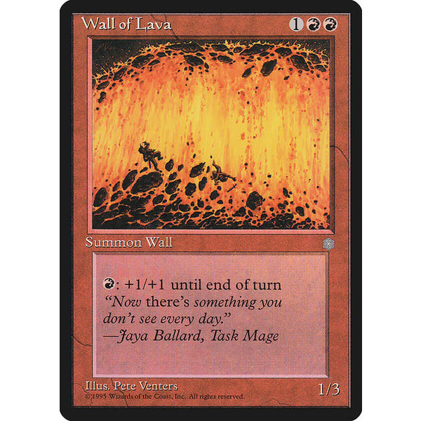 Magic: The Gathering Wall of Lava (223) Moderately Played