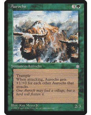 Magic: The Gathering Aurochs (225) Lightly Played