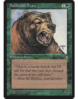 Magic: The Gathering Balduvian Bears (226) Moderately Played