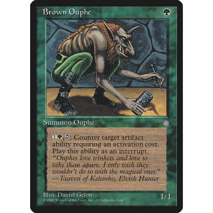 Magic: The Gathering Brown Ouphe (228) Moderately Played