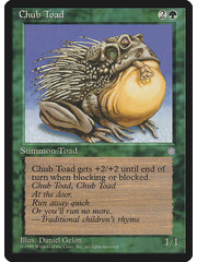 Magic: The Gathering Chub Toad (229) Moderately Played