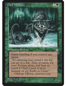 Magic: The Gathering Dire Wolves (230) Moderately Played