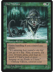 Magic: The Gathering Dire Wolves (230) Lightly Played