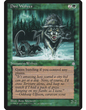 Magic: The Gathering Dire Wolves (230) Lightly Played