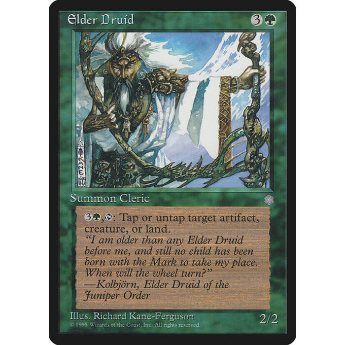 Magic: The Gathering Elder Druid (232) Moderately Played