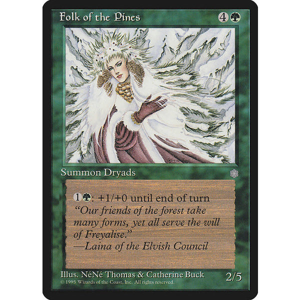 Magic: The Gathering Folk of the Pines (235) Moderately Played