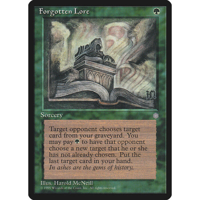 Magic: The Gathering Forgotten Lore (237) Moderately Played