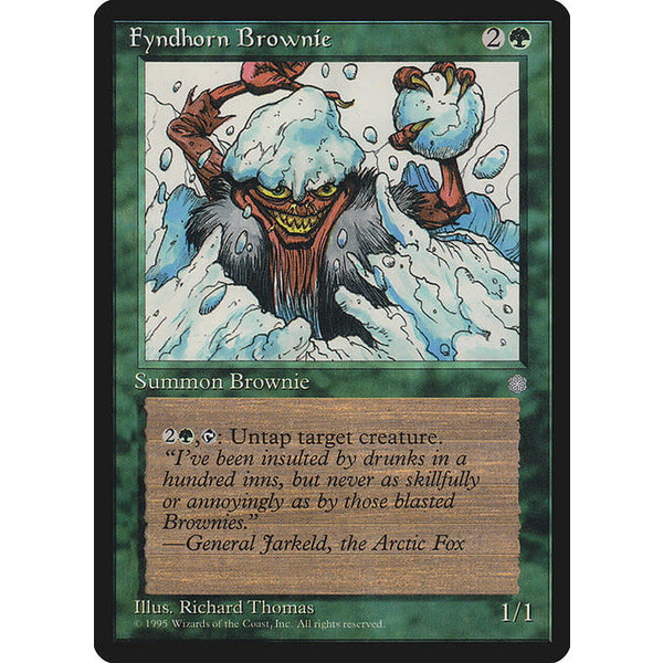 Magic: The Gathering Fyndhorn Brownie (242) Lightly Played