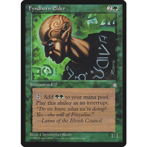 Magic: The Gathering Fyndhorn Elder (243) Lightly Played