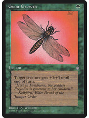 Magic: The Gathering Giant Growth (246) Moderately Played