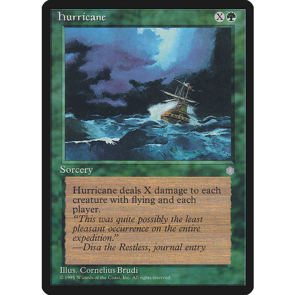 Magic: The Gathering Hurricane (249) Heavily Played