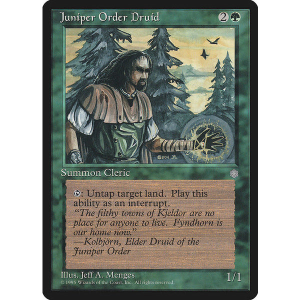 Magic: The Gathering Juniper Order Druid (251) Moderately Played