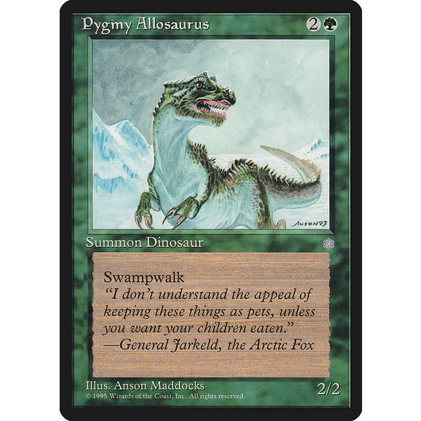 Magic: The Gathering Pygmy Allosaurus (257) Moderately Played