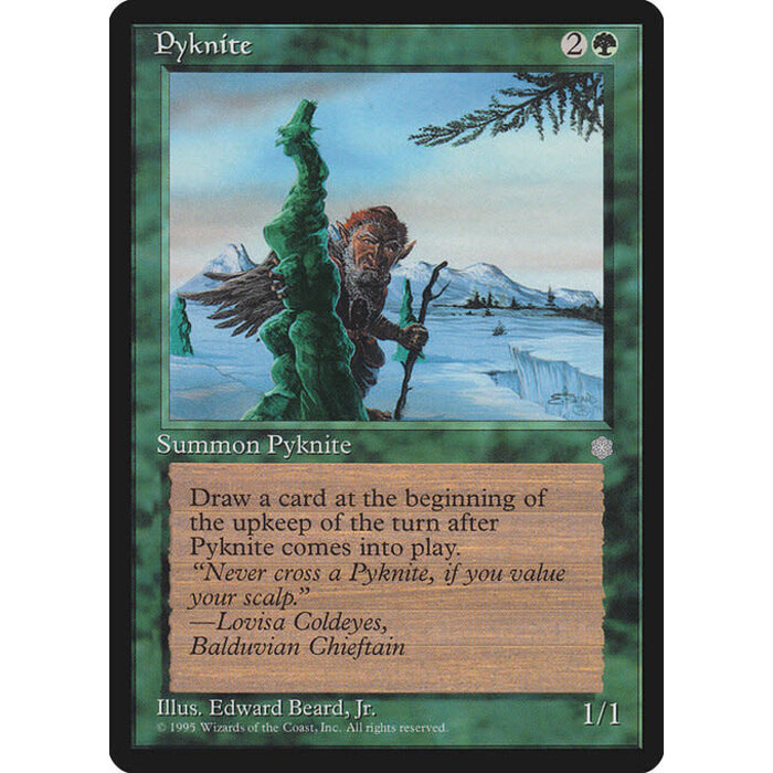 Magic: The Gathering Pyknite (258) Moderately Played