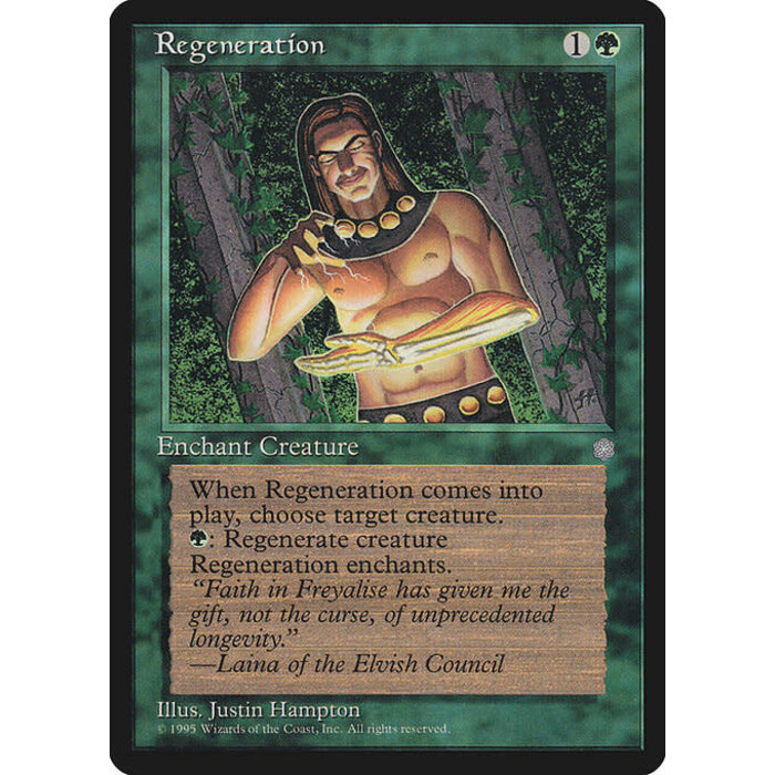 Magic: The Gathering Regeneration (259) Moderately Played