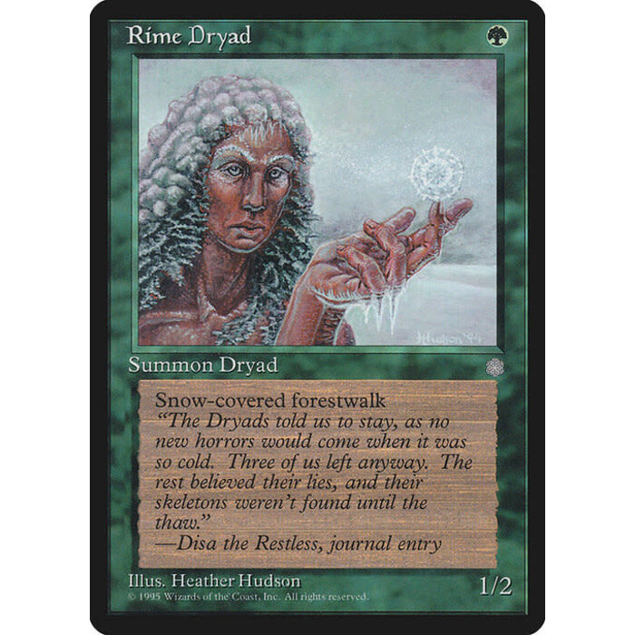 Magic: The Gathering Rime Dryad (260) Lightly Played