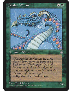 Magic: The Gathering Scaled Wurm (262) Moderately Played