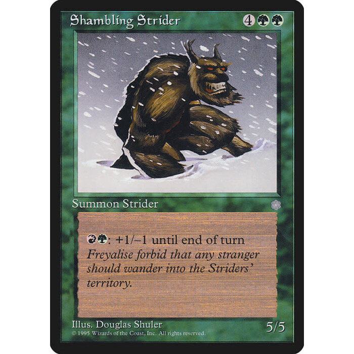 Magic: The Gathering Shambling Strider (263) Heavily Played