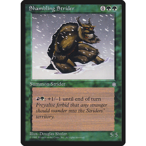 Magic: The Gathering Shambling Strider (263) Moderately Played