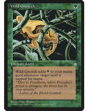 Magic: The Gathering Wild Growth (277) Moderately Played