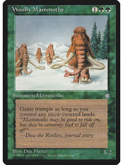 Magic: The Gathering Woolly Mammoths (278) Moderately Played
