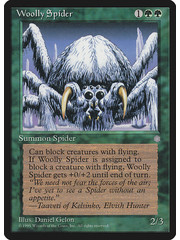 Magic: The Gathering Woolly Spider (279) Heavily Played