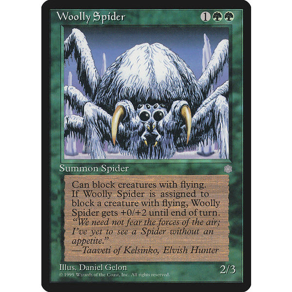 Magic: The Gathering Woolly Spider (279) Moderately Played
