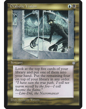 Magic: The Gathering Diabolic Vision (284) Moderately Played