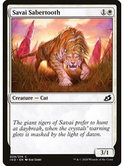 Magic: The Gathering Savai Sabertooth (029) Lightly Played Foil