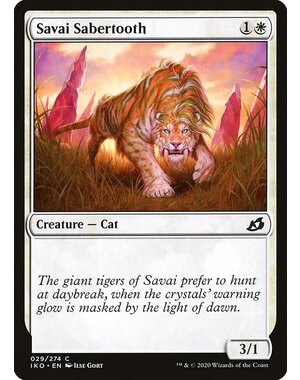 Magic: The Gathering Savai Sabertooth (029) Lightly Played Foil