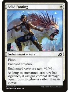 Magic: The Gathering Solid Footing (031) Lightly Played