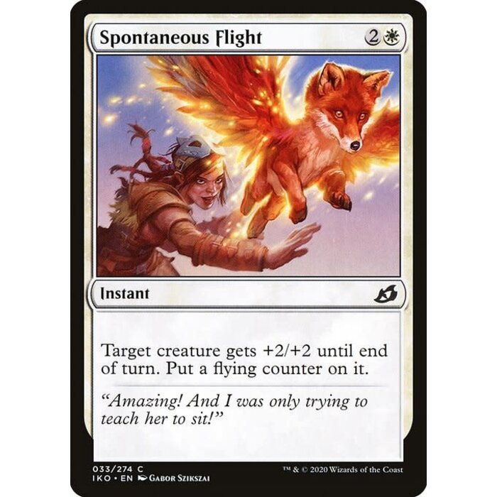 Magic: The Gathering Spontaneous Flight (033) Lightly Played