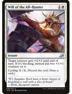 Magic: The Gathering Will of the All-Hunter (038) Lightly Played