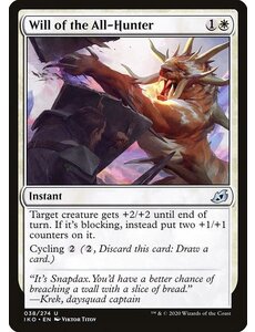 Magic: The Gathering Will of the All-Hunter (038) Lightly Played Foil