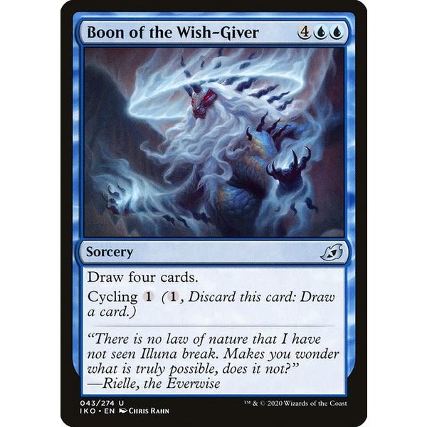 Magic: The Gathering Boon of the Wish-Giver (043) Lightly Played