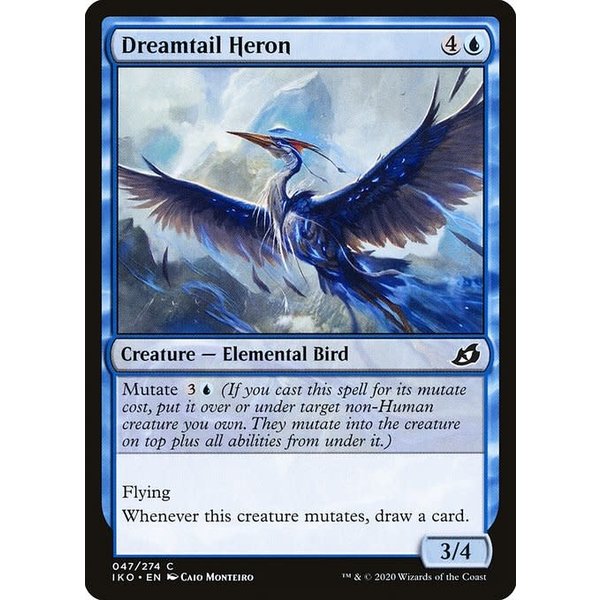 Magic: The Gathering Dreamtail Heron (047) Near Mint Foil