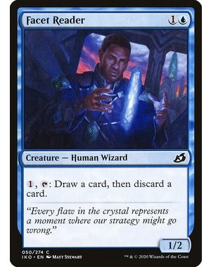 Magic: The Gathering Facet Reader (050) Lightly Played Foil - Japanese