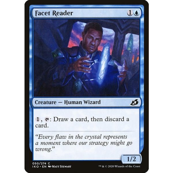 Magic: The Gathering Facet Reader (050) Lightly Played Foil - Japanese