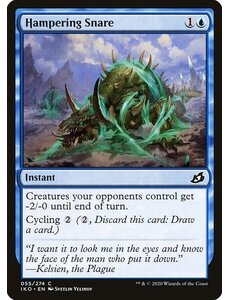 Magic: The Gathering Hampering Snare (055) Lightly Played Foil - Japanese