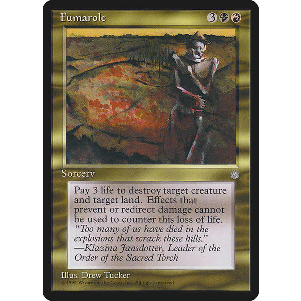 Magic: The Gathering Fumarole (291) Heavily Played