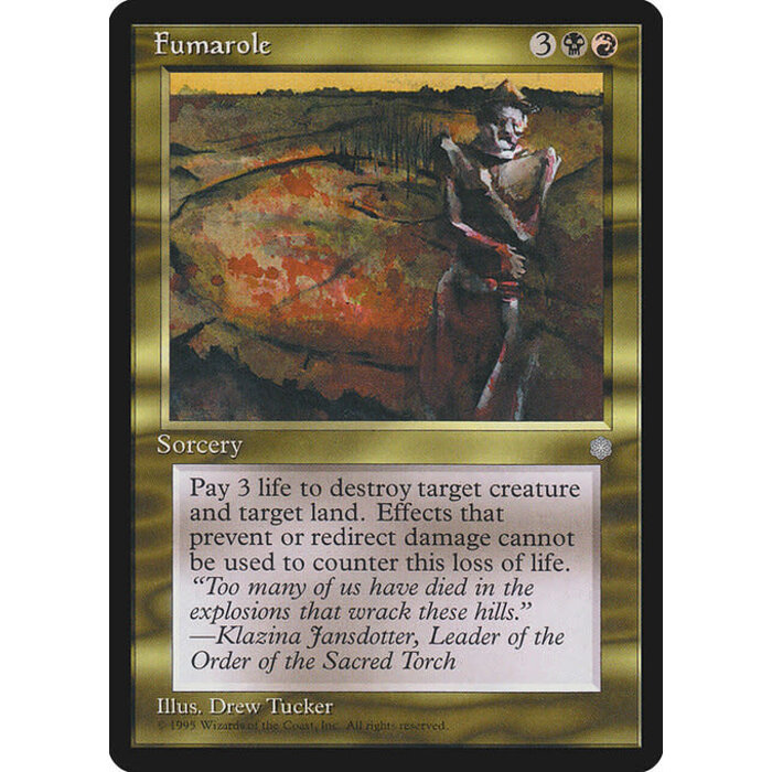 Magic: The Gathering Fumarole (291) Heavily Played