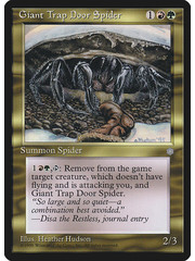 Magic: The Gathering Giant Trap Door Spider (293) Moderately Played