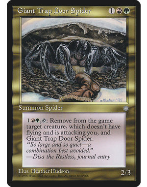Magic: The Gathering Giant Trap Door Spider (293) Moderately Played