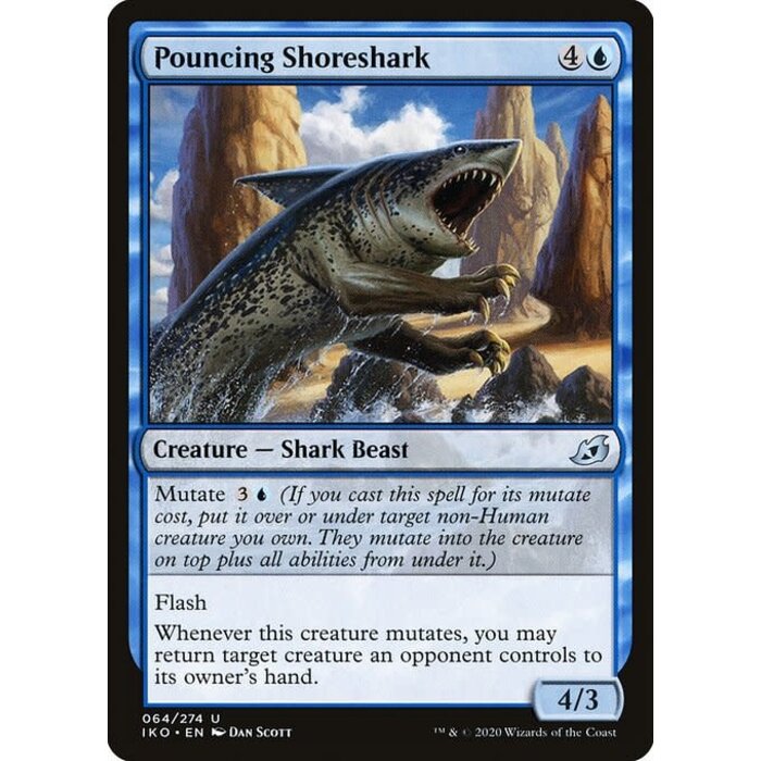 Magic: The Gathering Pouncing Shoreshark (064) Lightly Played