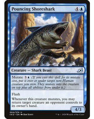 Magic: The Gathering Pouncing Shoreshark (064) Lightly Played Foil
