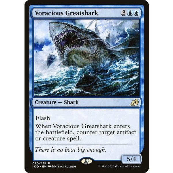 Magic: The Gathering Voracious Greatshark (070) Lightly Played