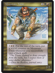 Magic: The Gathering Mountain Titan (299) Moderately Played